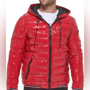 Red Calvin Klein Coat